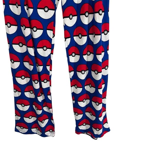 Men's Pokemon Pokeball All Over Printed Sleep Lounge Pajama Pants XL - Picture 4 of 9